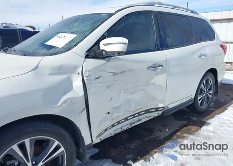 2017 Nissan Pathfinder Platinum from USA, damaged, VIN 5N1DR2MN6HC682803